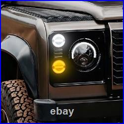 Smoked LED Light Upgrade Kit Fit Land Rover Defender 90/110/130 White/Red/Amber