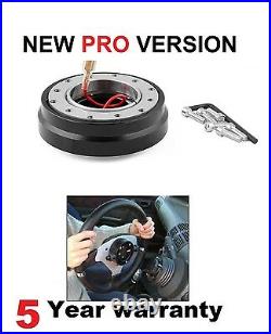 Snap Off Quick Release Steering Wheel & Boss Kit Hub Fit Vw Transporter T2 T3 T4
