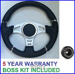 Sport Steering Wheel & Boss Kit For Land Rover Defender 90 110 300 48 Spline New