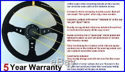 Suede Steering Wheel And Boss Kit Fit All Subaru Impreza Wrx And Sti 2001-2007