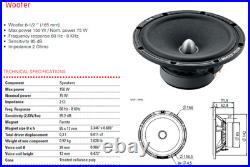 Toyota Corolla Verso 02 2009 165mm (6.5 Inch) BLAM speaker upgrade fitting kit