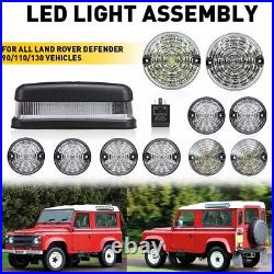 Transparent LED Fits Land Rover Defender Clear Td5 Puma TDCI Lights Upgrade Kit