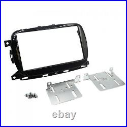 Uconnect 5 Double Din Stereo Upgrade Fitting Kit Gloss Black for Fiat 500