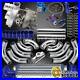 Univerial_T3_T4_Turbo_Kit_V_Band_TurboCharger_BOV_Chrome_Piping_Couplers_Blue_01_oo