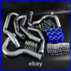 Upgrade Intercooler piping hose Kit Fits Subaru WRX Impreza GDA GDB 00-05 Blue