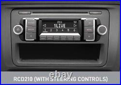 VW Amarok 2009 2017 Double DIN stereo upgrade fitting kit FK-714-SWC