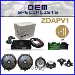 Volvo speaker & amp upgrade Power up kit 3 way + 4ch DSP fits Volvo V60 2019 +