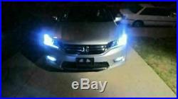 Yellow Ice Blue LED High Beam Headlight Bulbs Kit for Honda Accord Civic 2008-18